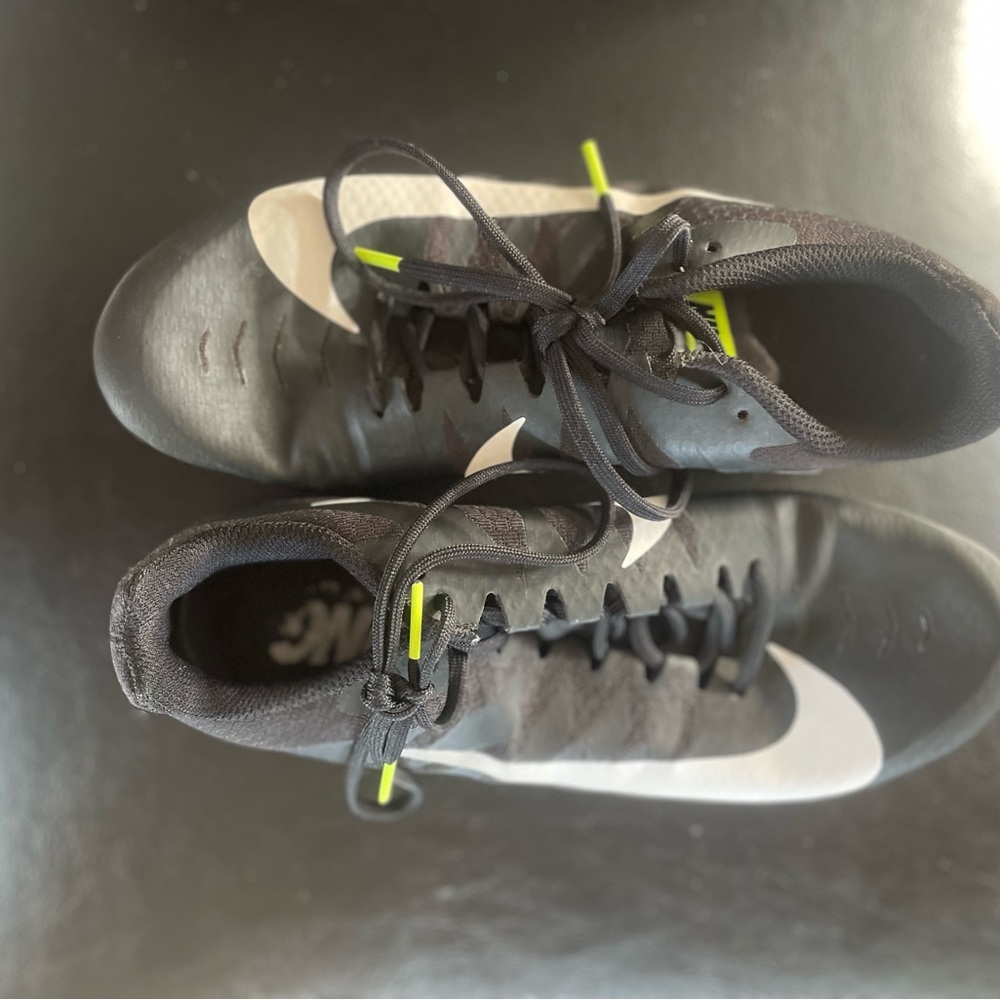 Nike Black and White Track Shoes